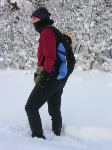 Regular Ergo in the winter. Chugach State Park, Alaska.