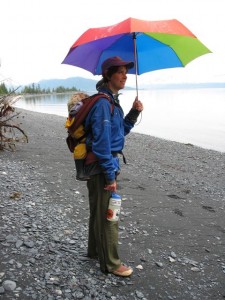 Regular Ergo in the rain. Prince William Sound, Alaska